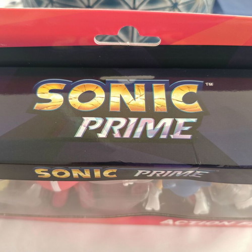 Sonic Prime Action Figures Set with 2 Memory Games and Album Gift