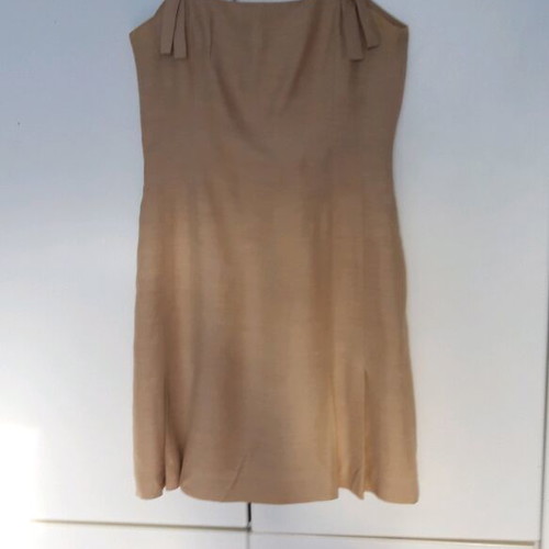 Linen summer dress Rococo like new, beige