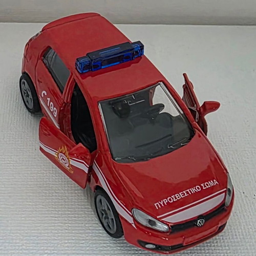 Siku fire department car VW Golf 6 Greek like new