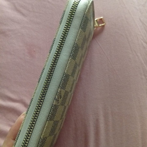 White-beige wallet new, unused