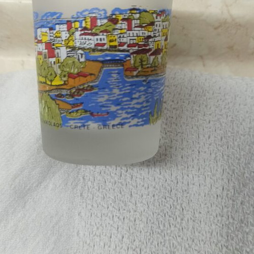 Ouzo glass from Crete