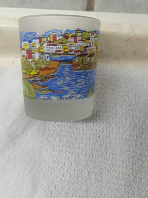 Ouzo glass from Crete