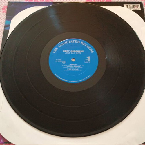 LP Ozzy Osbourne Just Say Ozzy used, metal