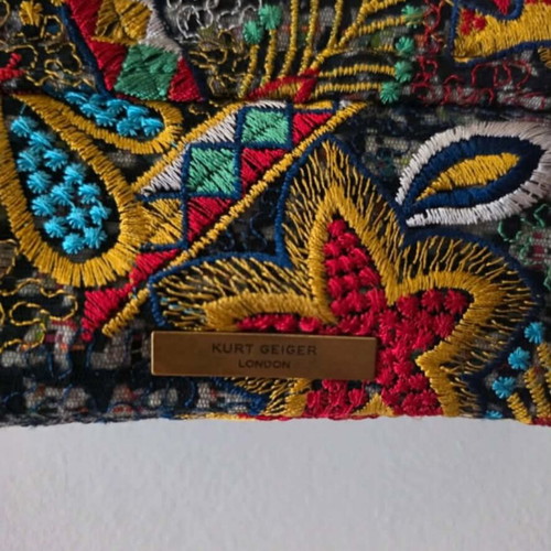 Kurt Geiger shoulder bag with vintage embroidery