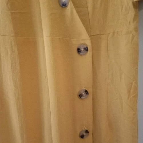Primark midi mustard dress used, size L