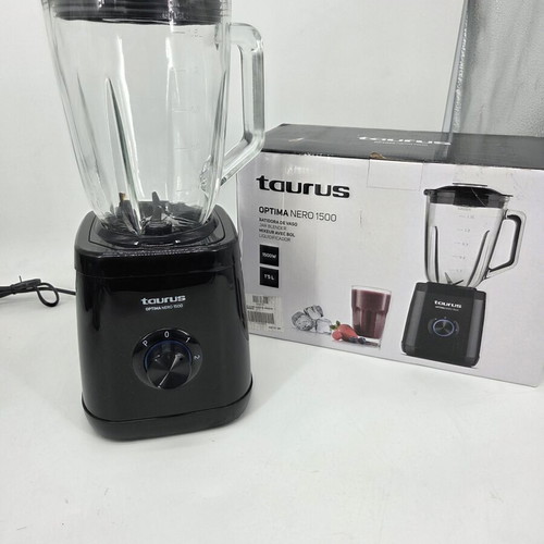 Taurus Optima Nero 1500 Blender new, 1500 W, glass jar 1.5 L