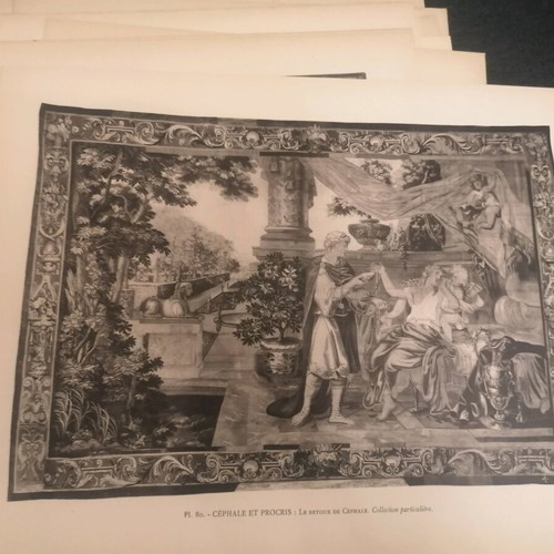 La Tapisserie Francaise book used, 103 illustrations with Greek themes