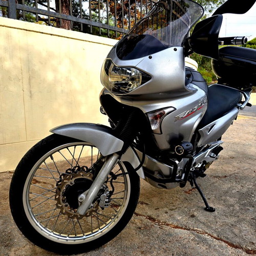 Honda Transalp 650 like new, silver, 2003, 125000 km