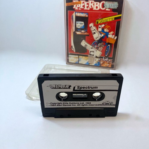 Paperboy 1986 big box Spectrum ZX tape cassette used