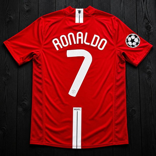 Manchester United 2008 UCL Final Retro Jersey new authentic Ronaldo