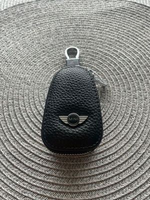 Mini Cooper Car Key Case new, black genuine leather