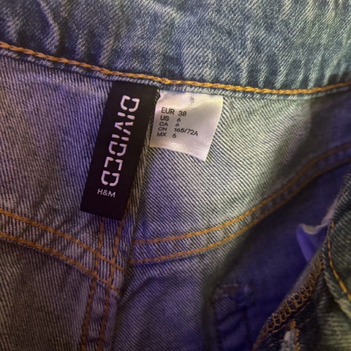 H&M women's jeans used, blue, size M