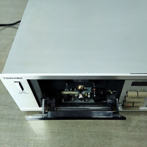 Toshiba PC-G22 cassette deck used, Dolby B, metal tape, Japan 1984