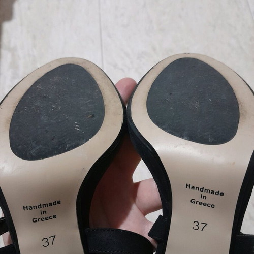 Stefania black sandals like new, size 37