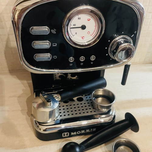 Morris R20822EMK Espresso Coffee Machine like new, retro design