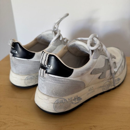 Premiata men's sneakers Nous 6765 size 41 like new, white
