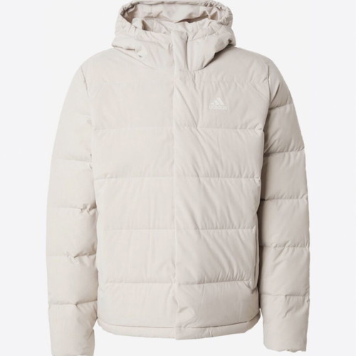 Adidas Helionic Hooded Down Jacket new, men's L/XL, feather and down filling