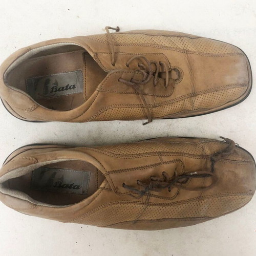 Bata men's shoes used, size 42, beige casual