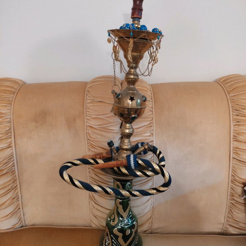 Hookah new 1 meter height with large decorative komboloi