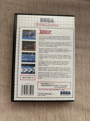 Asterix SEGA Master System complete game
