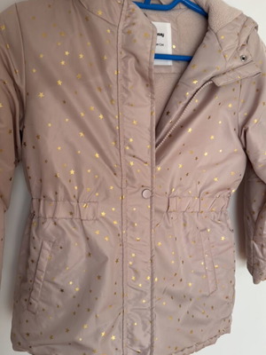 Sinsay girls' jacket size 134 used pink