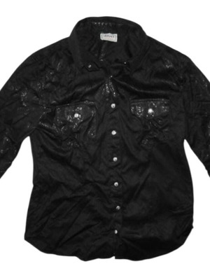 Versace Sport snakeskin print shirt new, black, size S