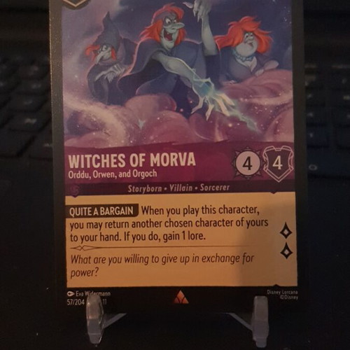 Witches of Morva Lorcana card set like new