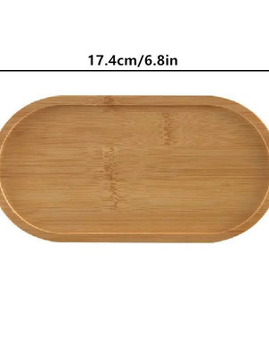 Bamboo rolling tray 17x8 cm new