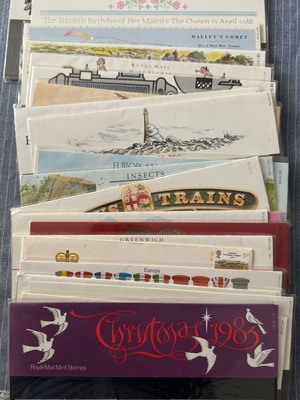 Complete United Kingdom stamp sets new, decades '60s - '80s