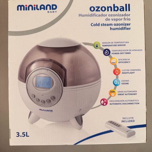 Miniland Ozonball 3.5L humidifier like new with ozone and remote