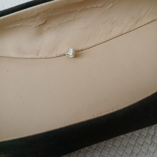 Zara ballerinas with gold studs, size 37, camouflage