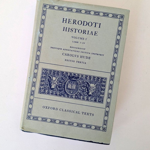 Herodoti Historiae Volume I used, Oxford Classical Texts 1967 edition