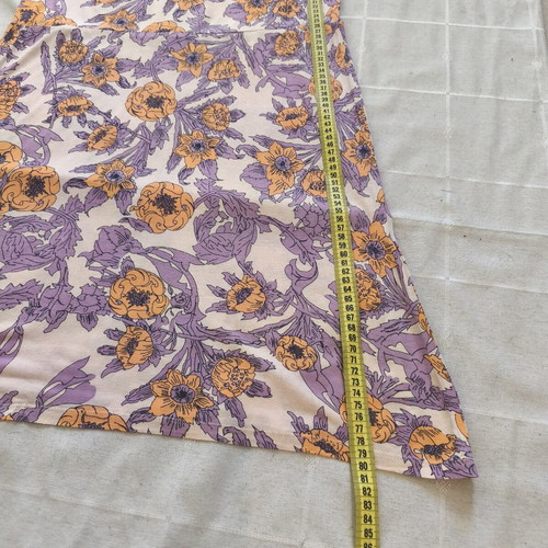 H&M Purple Floral Sleeveless Tank Top Dress, Size XS