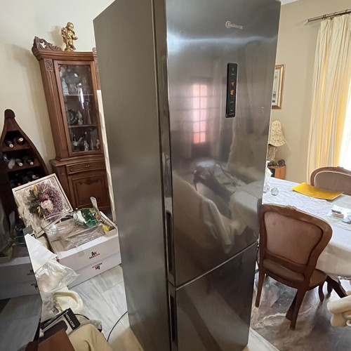 Bauknecht KGN ECO 20 A3+ IN refrigerator freezer used, inox finish