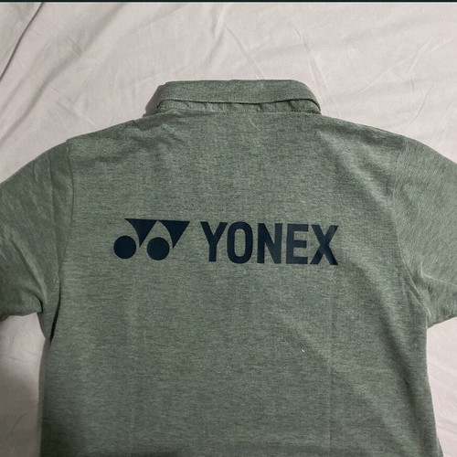 Yonex grey polo shirt new from world tournament