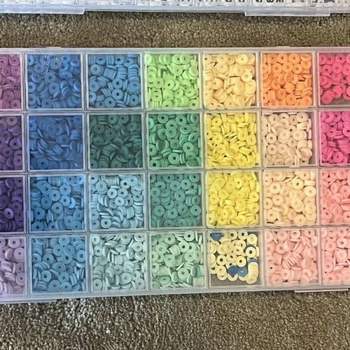 Beads for bracelets used with clasps, tools, and cords