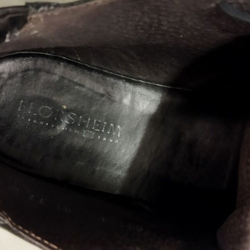 Florsheim leather boots like new, size 46, black