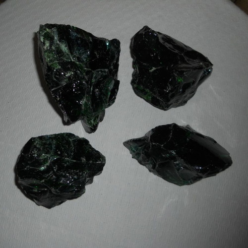 Decorative green glass mass new
