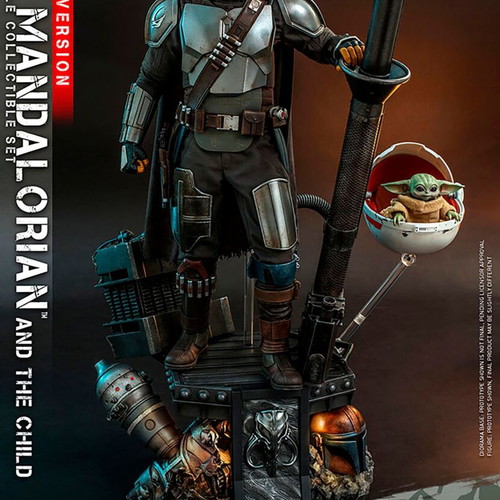 Hot Toys QS017 Mandalorian and the Child 1/4 Scale Deluxe Version
