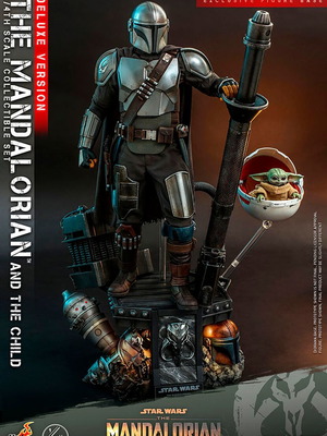 Hot Toys QS017 Mandalorian και το Παιδί 1/4 κλίμακα έκδοση Deluxe