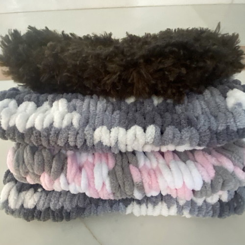 Handmade knitted book cover like new