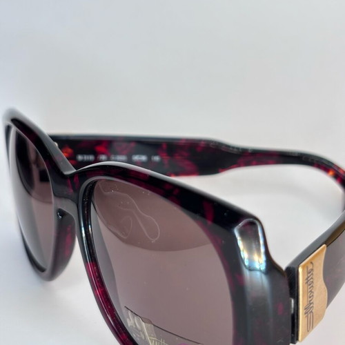 Silhouette sunglasses new, black and red with gold detail
