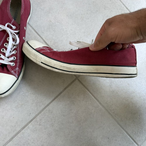 Converse All Star sneakers used, size 45, red
