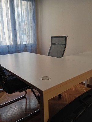 Premium large white desk