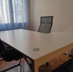Premium large white desk