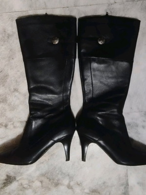 Boxer leather boots like new size 39 black