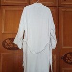 White bathrobe, 1m length