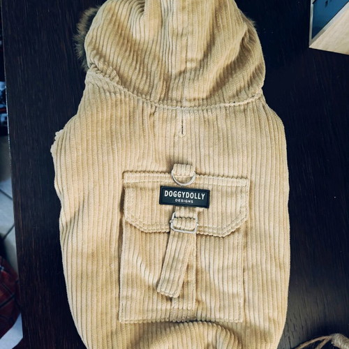 Corduroy Doggy Dolly jacket new for small dogs