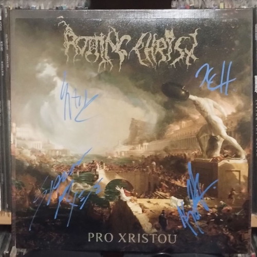 Rotting Christ Pro Xristou LP new, colored, signed