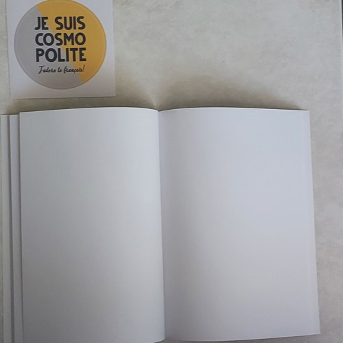 French learning notebooks new with 30 sheets and stickers